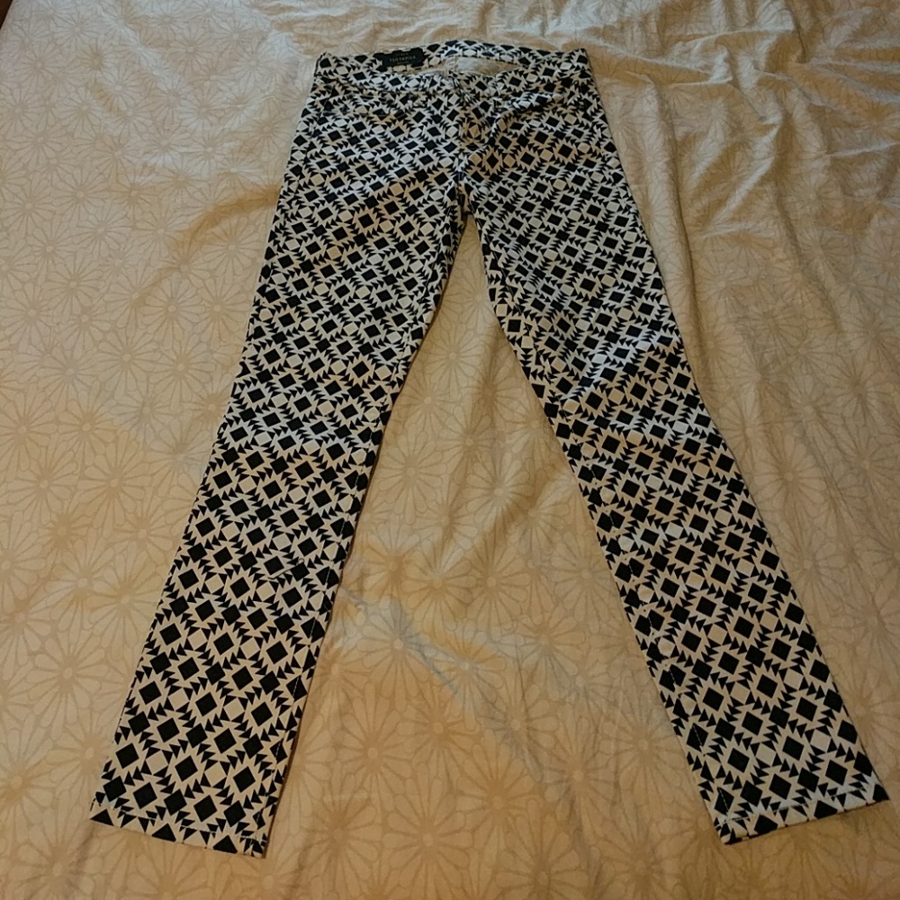 J crew - toothpick printed ankle pants